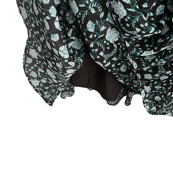 NWT Draper James Midi Dress SZ 8  Green Cottagecore Party Floral  DRW1027 - Picture 5 of 16